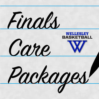finals care packages wellesley basketball